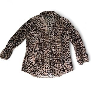 Leopard Print Blouse